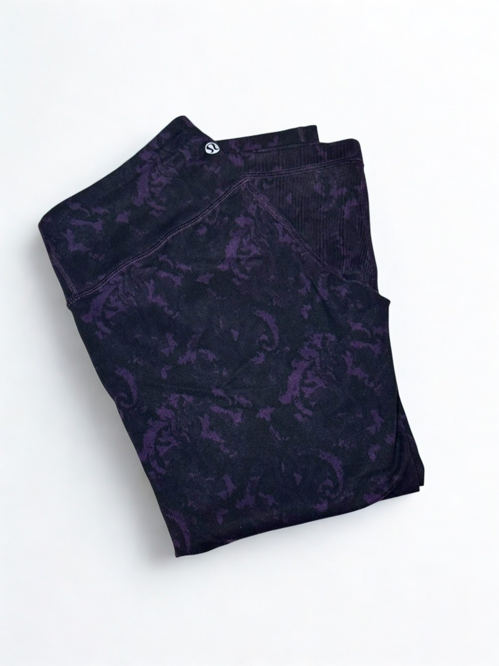Lululemon Wunder Under Deep Zinfandel Baroque Crop Leggings Women's Size 8